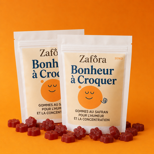 Bonbons gélifiés au safran Zafora, lot de 2 (pour compléter le traitement)