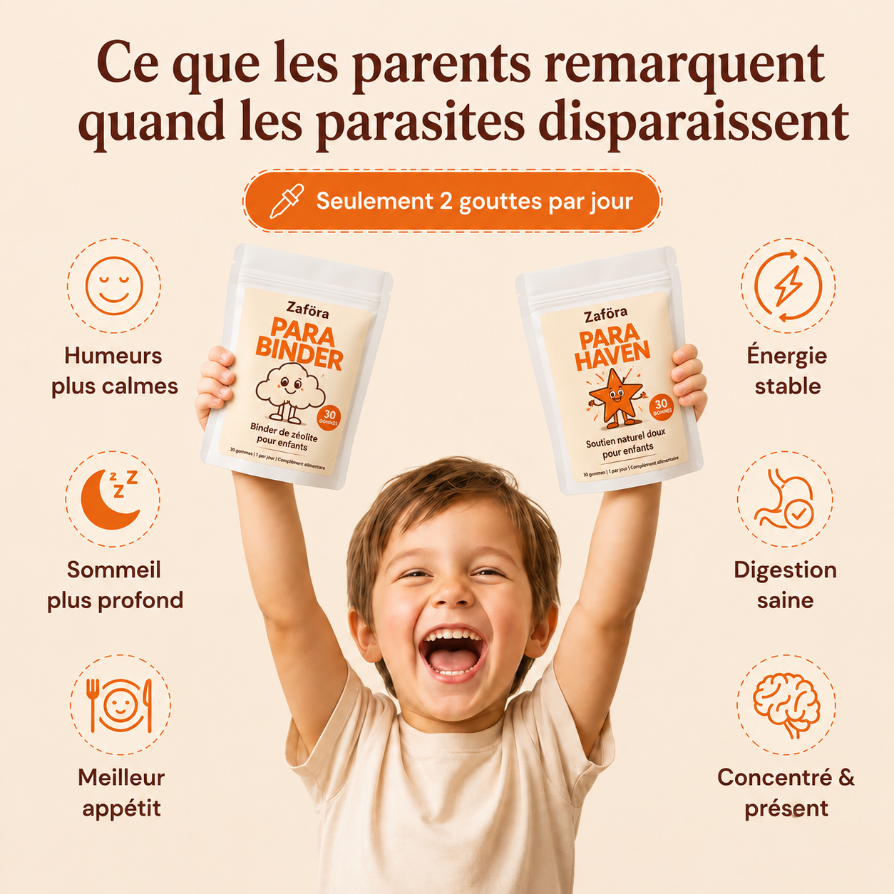 Zafora Kit Détox Intestinale pour Enfants